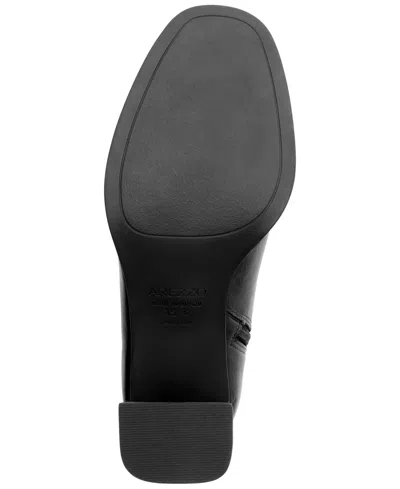 Arezzo Women's Regina Wood Block Heel Booties In Black