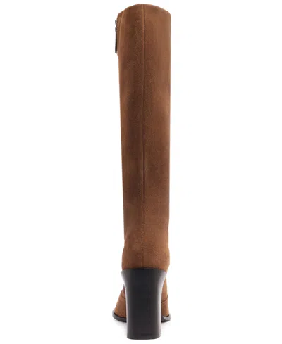 Schutz Raffaela Up Knee-high Boot In Pecan Brown, Women's At Urban Outfitters In Brown