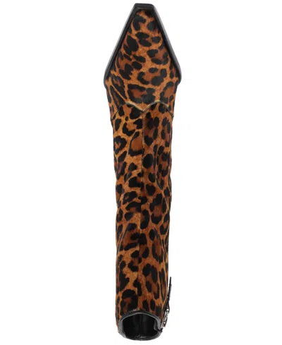 Schutz Raffaela Pointed Toe Bootie In Brown