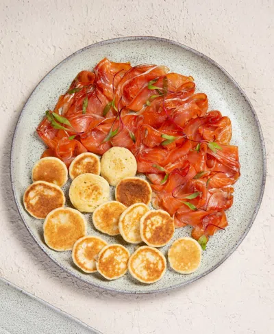 Porto Brasil Stoneware Buffer Dinner Plates, Set Of 6 In White