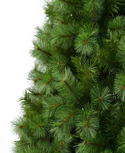 Puleo 9' Pre-lit Artificial Wyoming Pine Tree With Multi-function Led Lights In Green