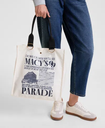 Macy's Thanksgiving Day Parade Casual Tote,  Exclusive In White
