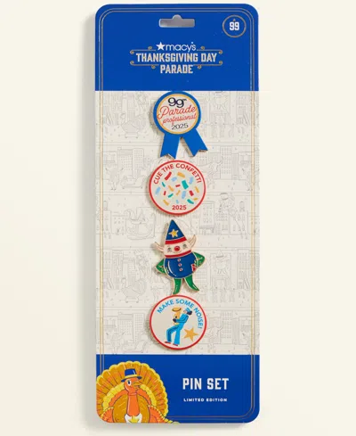 Macy's Thanksgiving Day Parade 4-pack Pin Set,  Exclusive In Multi