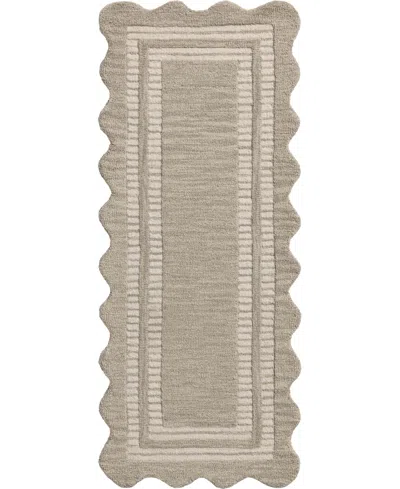 Chris Loves Julia Scottie Sco-01 2'x5' Runner Area Rug In Brown