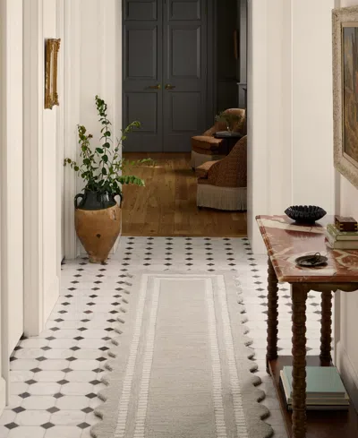 Chris Loves Julia Scottie Sco-01 2'x5' Runner Area Rug In Brown