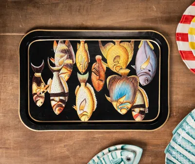 Les-ottomans Serving And Trays Multicolor Uni In Multi