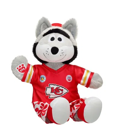 Build-a-bear Workshop Kansas City Chiefs K.c. Wolf Plush Mascot In Transparent