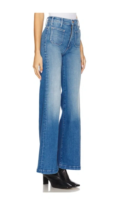 Mother Petite Lil' Hustler Roller Patch Pocket Sneak In Blue