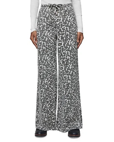 Splendid Lounge Denim Leopard Jeans Leopard Print In Multi