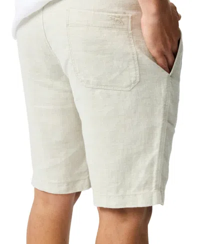 Rodd & Gunn Linen 9 Resort Shorts In White