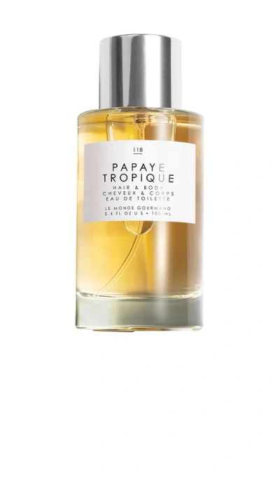 Le Monde Gourmand Papaye Tropique Hair & Body Perfume Mist In Yellow