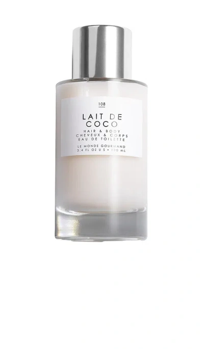 Le Monde Gourmand Lait De Coco Hair & Body Perfume Mist In White