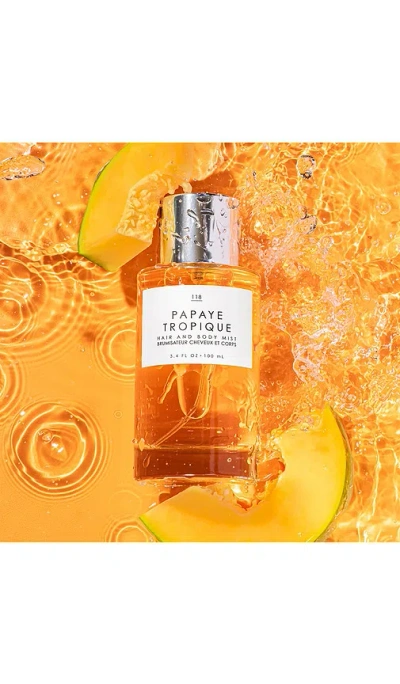 Le Monde Gourmand Papaye Tropique Hair & Body Perfume Mist In Yellow
