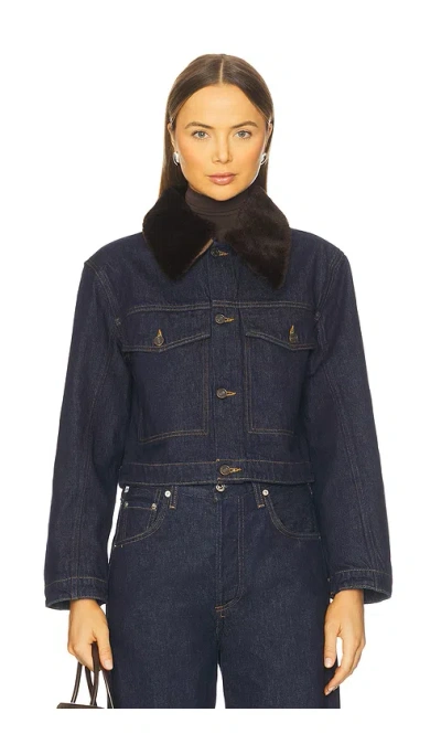 Agolde Walker Jacket In Blue