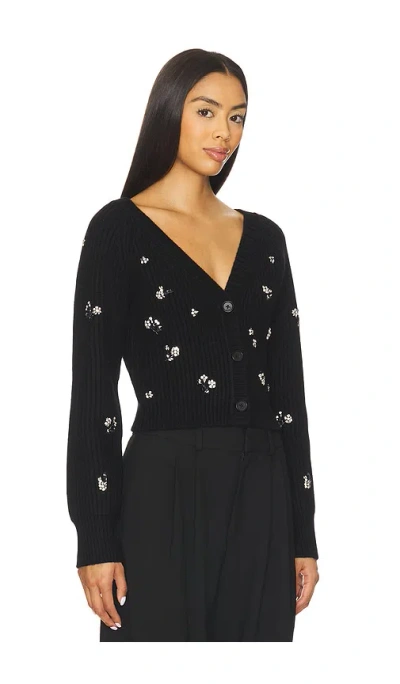 Simkhai Novah Cropped Cardigan In Black