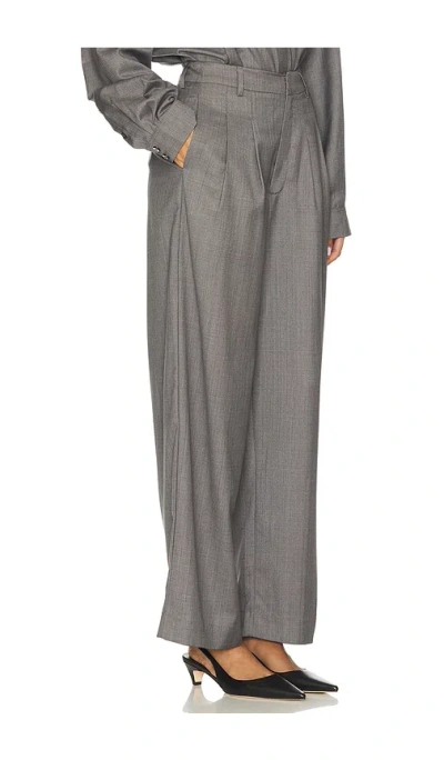 Gestuz Zeffy High Waisted Pants In Gray