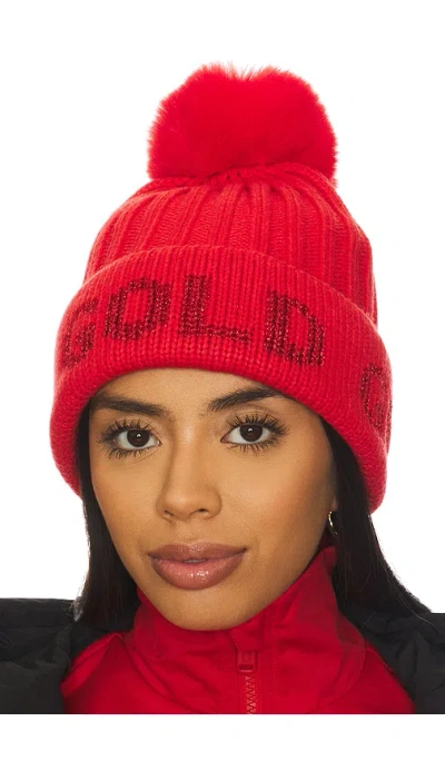 Goldbergh Hodd Beanie In Red