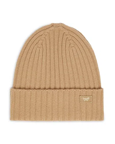 Weekend Max Mara Ritmo Knit Wool Beanie In Brown