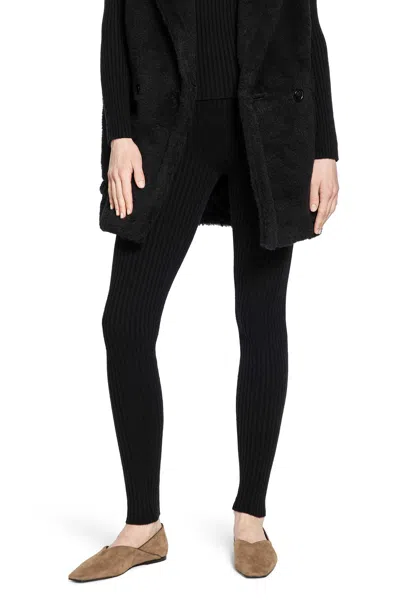 Max Mara Woman Black Trousers In Black