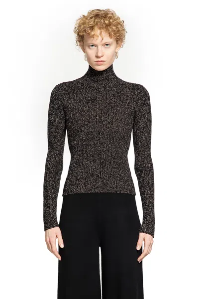 Max Mara Wool And Cashmere-blend Turtleneck Sweater In Black