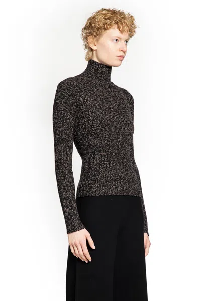 Max Mara Wool And Cashmere-blend Turtleneck Sweater In Black
