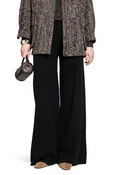 Max Mara Woman Black Trousers In Black
