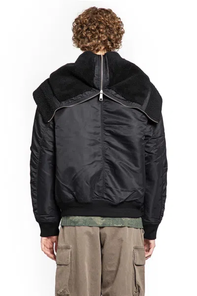 Carhartt Hooded Jacket With Drawstring And Pockets In Black