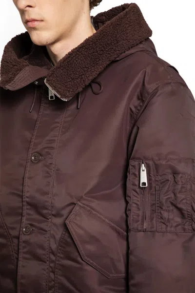 Carhartt Mens Palisander Angelite Hd Oltera Hooded Woven Jacket In Brown