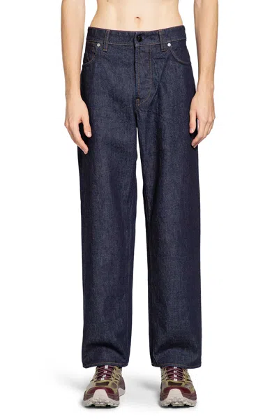 Stone Island Regular-straight-fit Five-pocket Jeans With Rinsed Finish In Blue