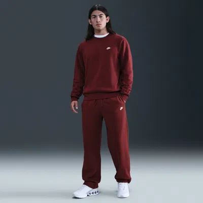 Nike Men's  Sportswear Club Fleece Bungee Pants In Red