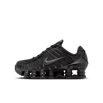 Nike Shox Tl Big Kids' Shoes In Black