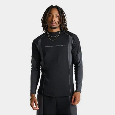 Nike Men's Tech Base Layer Long-sleeve Top In Black