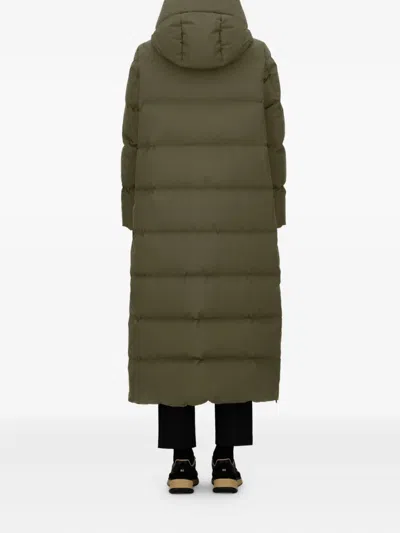 Herno Long Jacket In 2-layer Windstopper In Animal Print