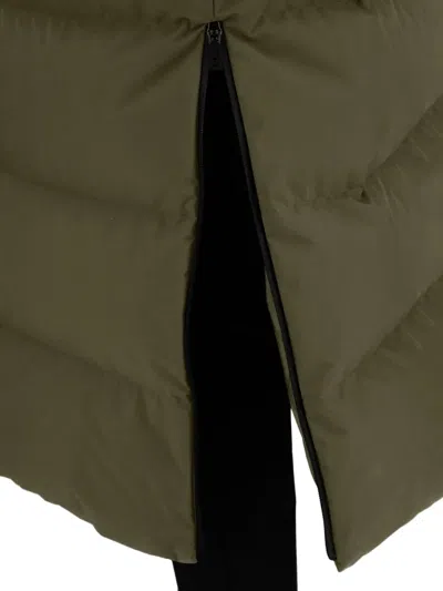 Herno Long Jacket In 2-layer Windstopper In Animal Print