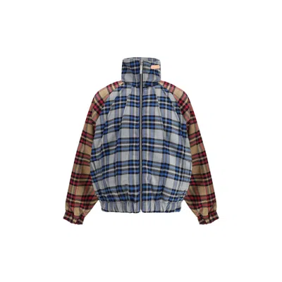 Pdf Channel Federico Patchwork Check Jacket In Multi