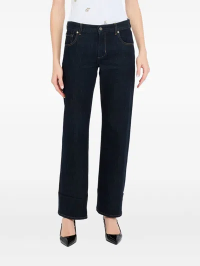 Liu •jo Liu Jo Blue Jeans With Cuffs In Blue