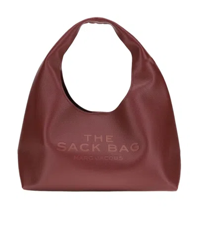 Marc Jacobs Leather Tote Bag Top Handle In Red