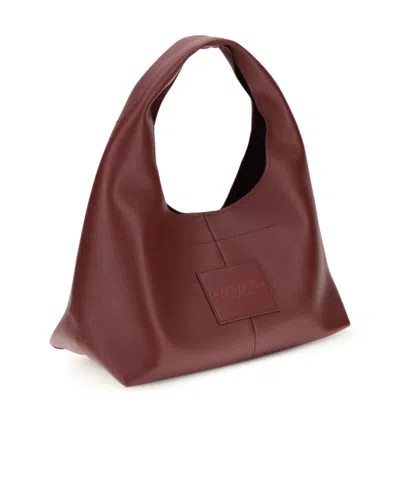 Marc Jacobs Leather Tote Bag Top Handle In Red