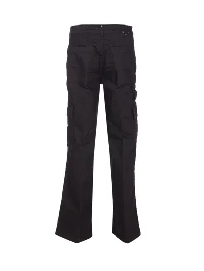 Liu •jo Cargo Style Jeans Featuring Multiple Pockets In Black