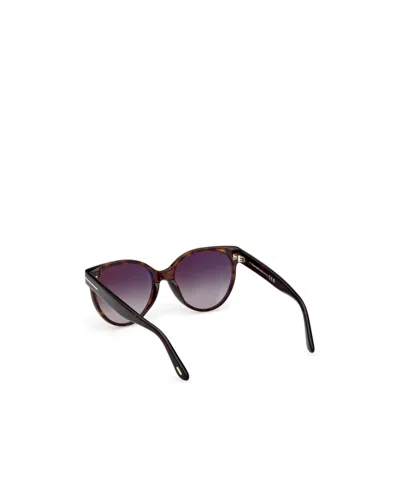 Tom Ford Arizona 53mm Gradient Rectangular Sunglasses In Brown