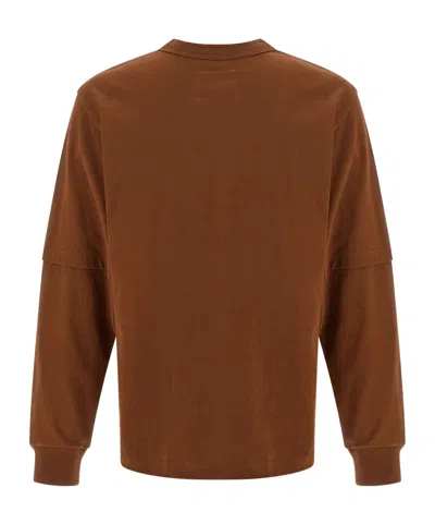 Sacai X Carhartt Wip T-shirt In Brown