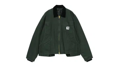Pre-owned Carhartt Men's  Wip X Sacai Duck Jacket In Sacai Green