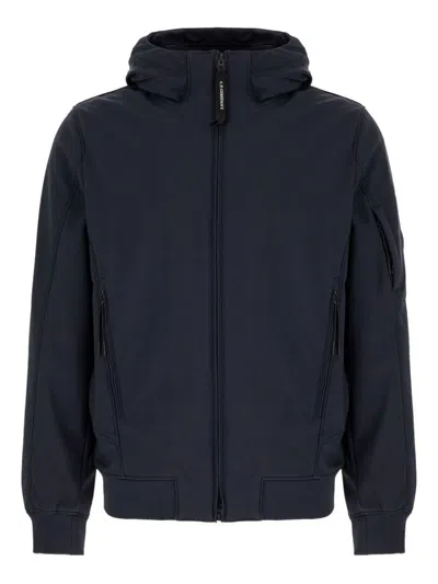C.p. Company Midnight Blue Stretch Polyester Jacket In Blue