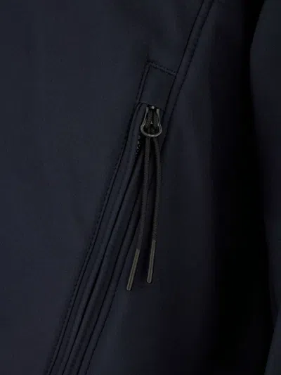 C.p. Company Midnight Blue Stretch Polyester Jacket In Blue