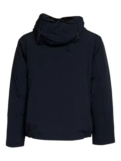 C.p. Company Micro-m Recycled Medium Jacket In Blue