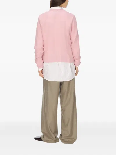 Auralee Alpaca Wool-blend Sweater In Pink