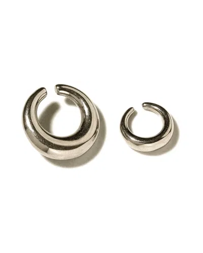 Panconesi Circle Ear Cuff Accessories In Silver