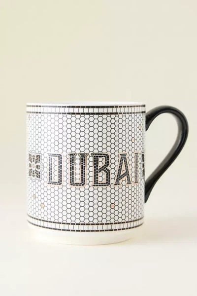 Anthropologie Bistro Tile City Mug