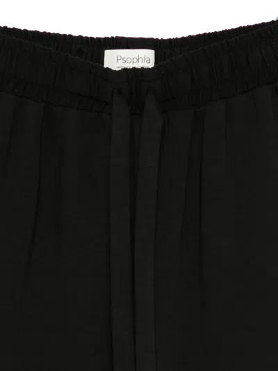 Psophia Drawstring Trousers In Black
