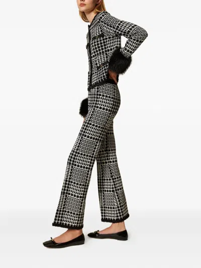 Twinset Pants In Black